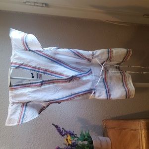 J Crew flutter sleeve wrap top NWT LAST ONE!